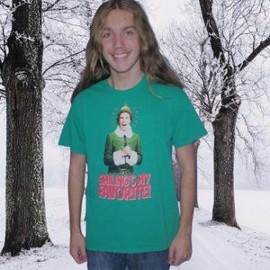 NWOT - Smiling is my favorite - Elf T Shirt Top - L